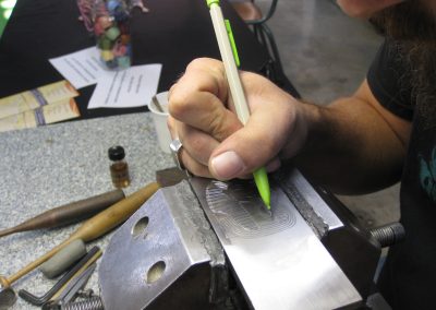 Gravure sur métal